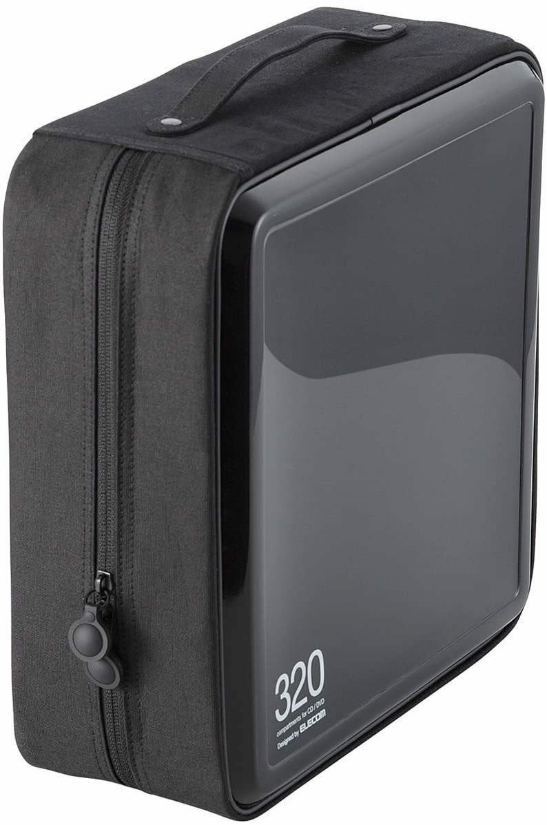 Buy 320 Sheets With ELECOM DVD CD Case Semi-hard ZIPPER Storage B