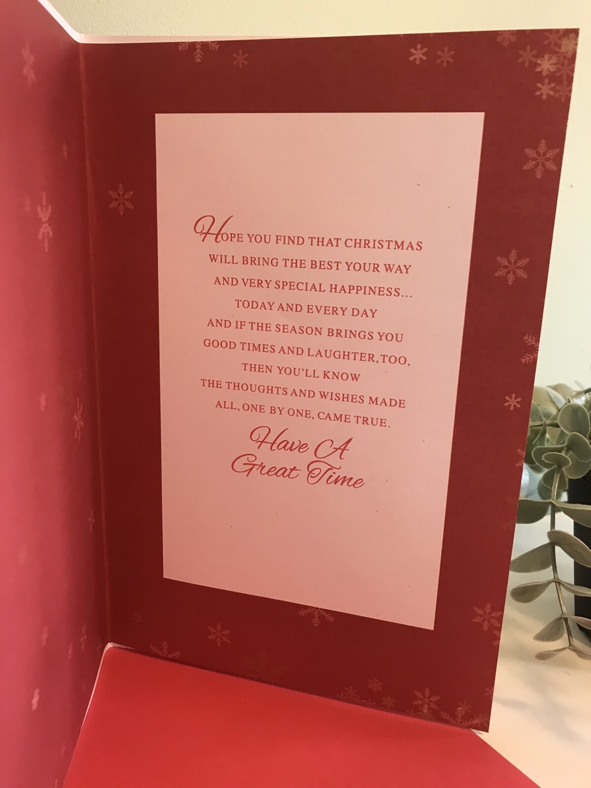 To All The Family Christmas Card Nice Verse A Luxury Card Made In UK