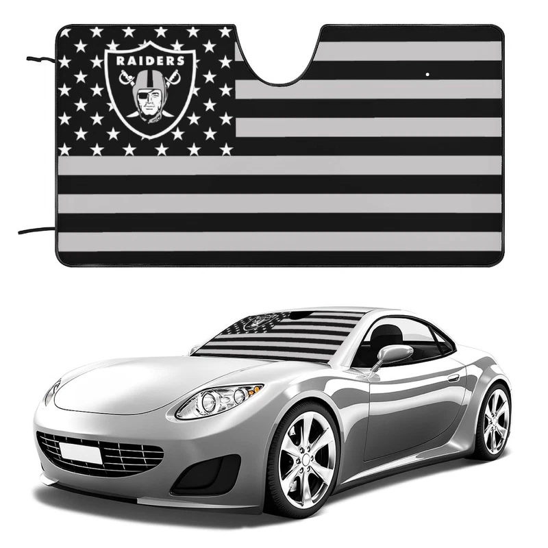 Las Vegas Raiders Car Windshield Sunshade Car Front Window Windshield Protection