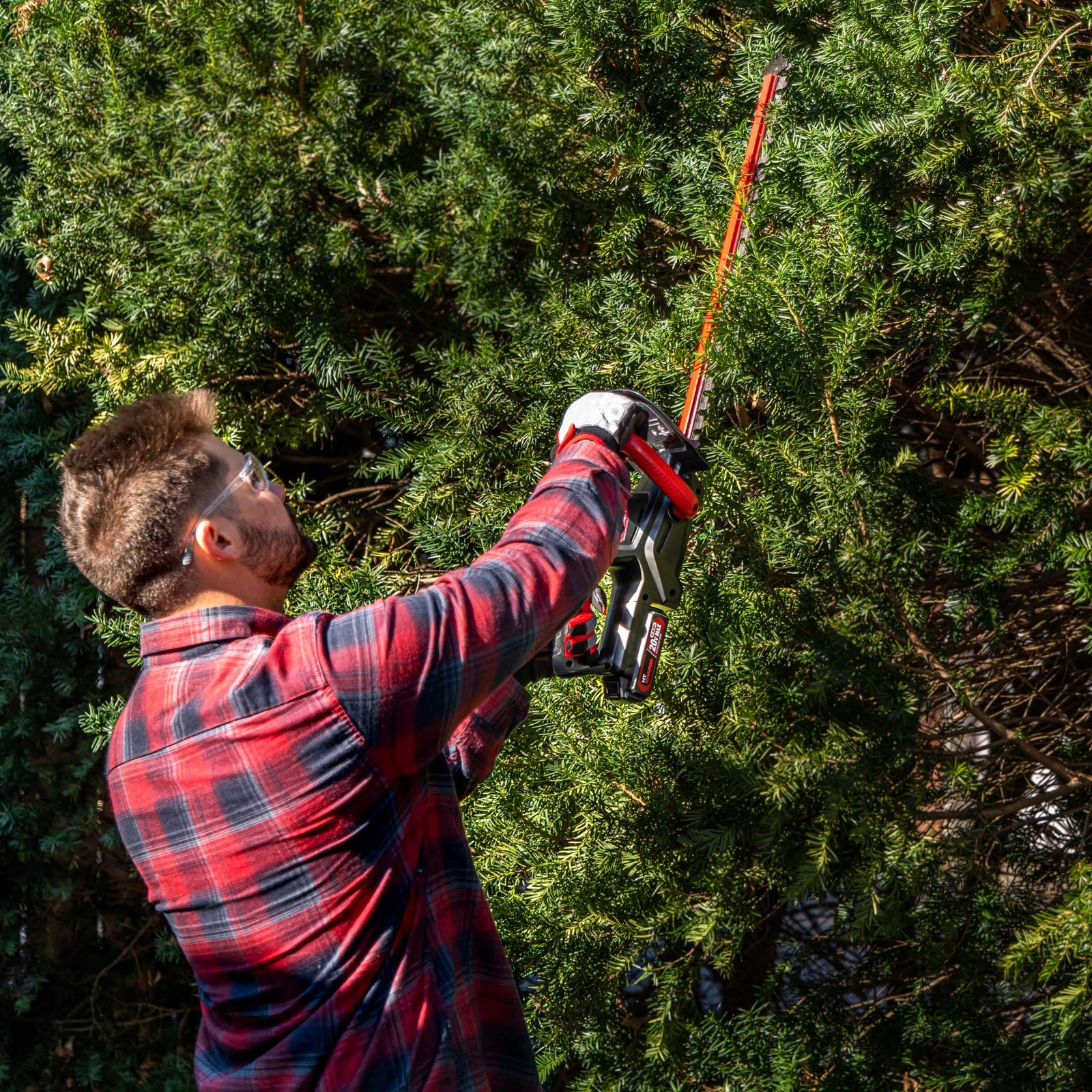 Hyper Tough 20V Max 22inch Cordless Hedge Trimmer,Dualaction Blade eBay