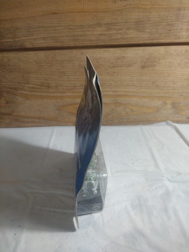 HOT WHEELS THUNDER CYCLES HW CYBORG V-ROGUE MOTO SILVER GREEN Damage Card - Picture 2 of 3