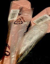 Tupperware Paddle Scraper Gadget Spatula Vintage Style Pink Set of 2 New Pink