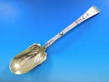 Lap Over Edge by Tiffany and Co Sterling Silver Salad Serving Spoon Leaf Beetle