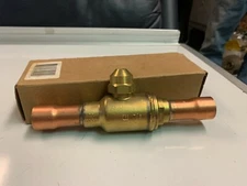 NEW! JB Industries V34204 Refrigerant Ball Valve 7/8" With Manual