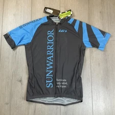 NWT Louis Garneau Men's MEDIUM Cycling Jersey Maillot Tour Sunwarrior MADE USA