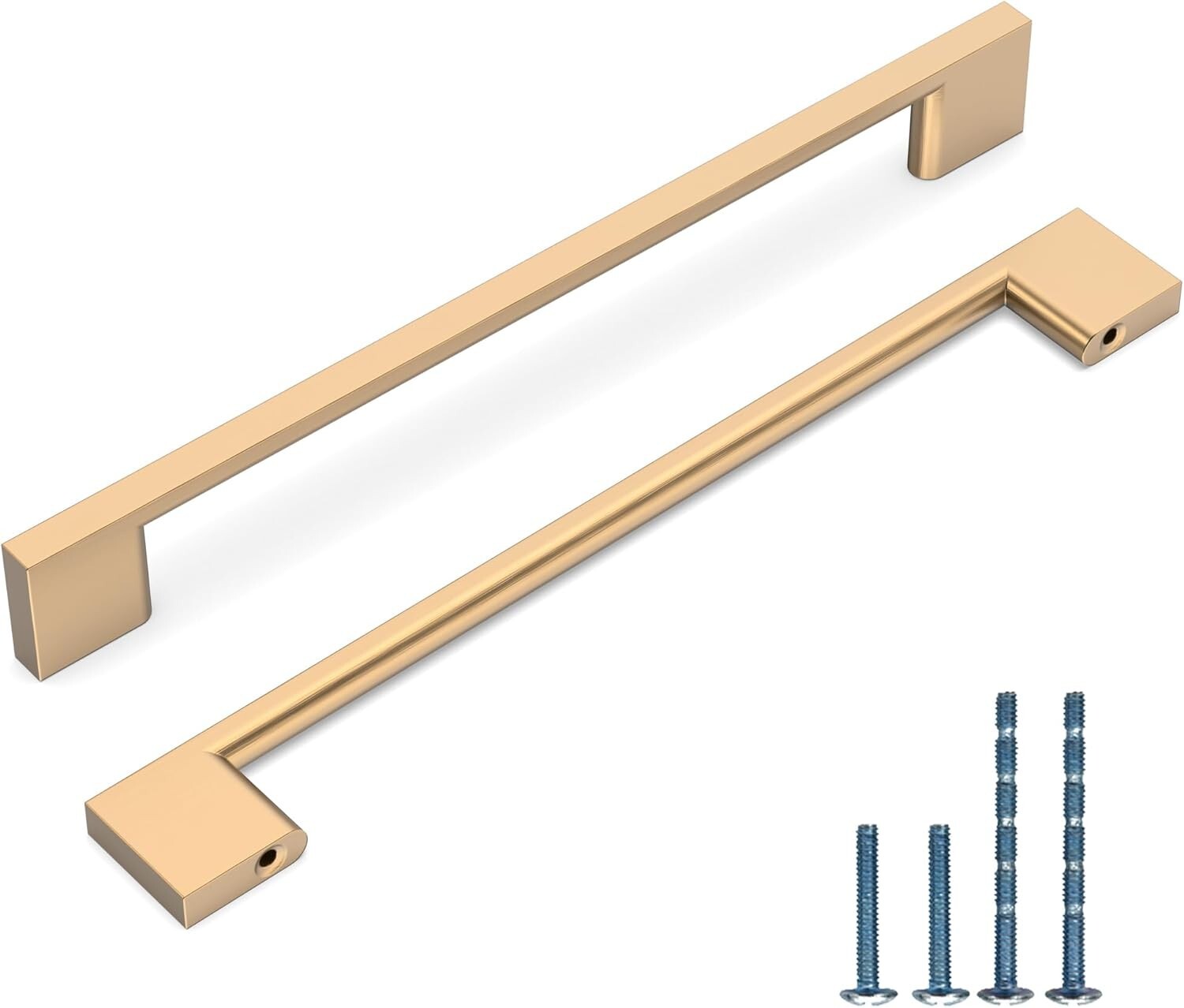 10 Pack 7.5 Inch(192mm) Kitchen Cabinet Handles Champagne Bronze Cabinet Pulls