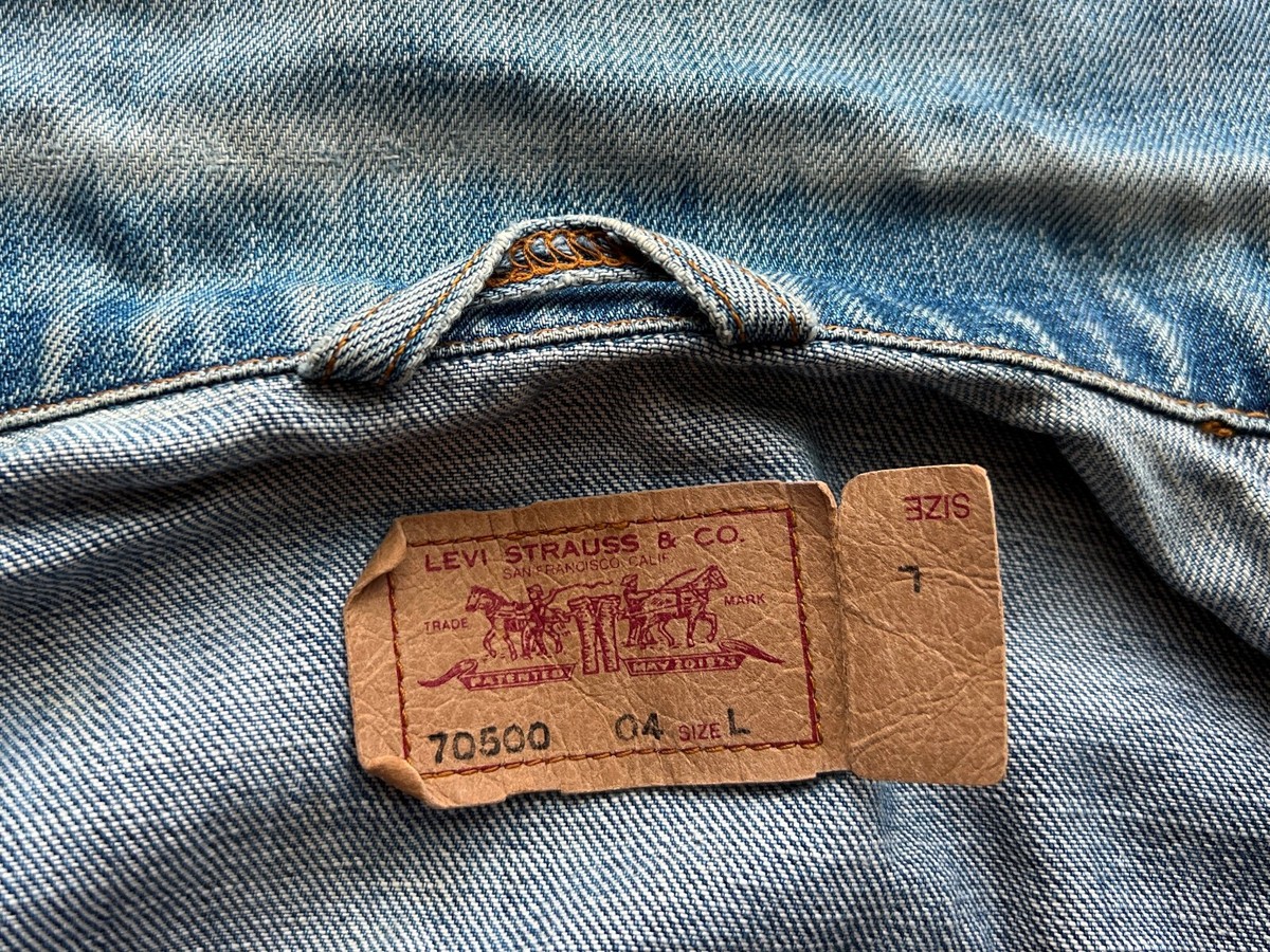 VINTAGE LEVI'S 70500 04 BLUE DENIM TRUCKER JACKET SIZE L | eBay VINTAGE LEVI'S 70500 04 BLUE DENIM TRUCKER JACKET SIZE L | eBay