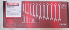 Craftsman 26 Piece Standard SAE 1/4" - 1-1/8" Combination Wrench Set 13252