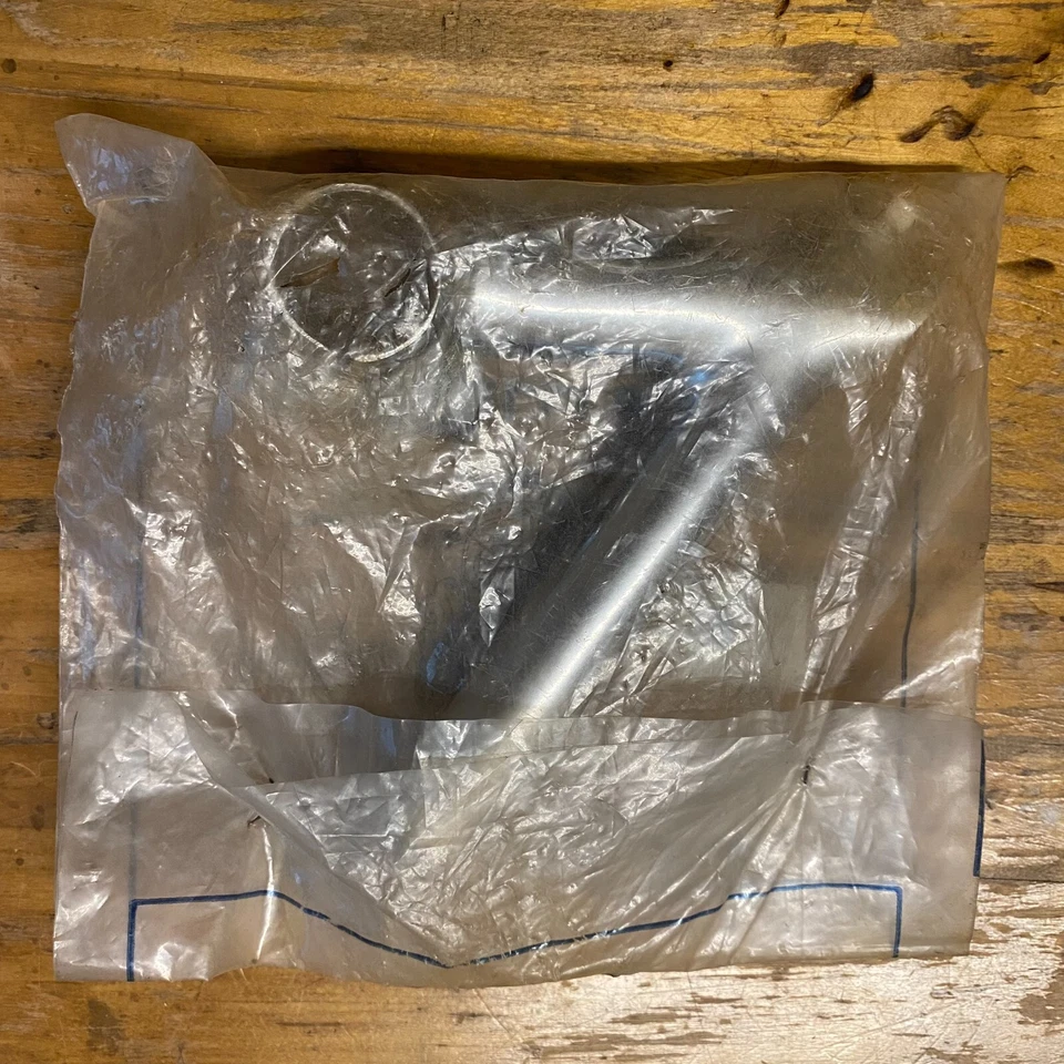 NUEVO NOS Sellado Vintage CINELLI Insignia Acero Cromado 1" (22.2) Pluma Vástago 90mm Foto 2 de 4