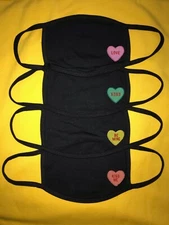 gift heart Kids teen Adult Face Mask Reusable Washable Soft Fabric Face Cover