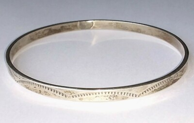 Fancy Old Pawn TAHE Navajo Fancy Carved Sterling Silver Signed