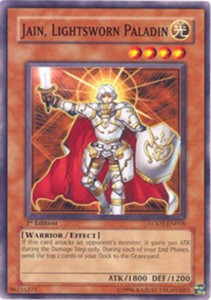 Jain, Lightsworn Paladin - LODT-EN018 - Common - 1st Edition x3 - Moderately Pla