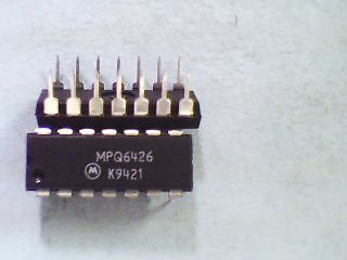 MOT/ONSEMI  MPQ6426 Qty of 10 per Lot IC MPQ6426 TRANS ARRAY 14P DIP