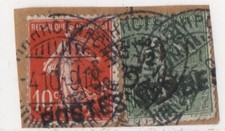 FRANCE ! Timbres anciens Semeuse surcharges des Postes Serbes depuis 1917