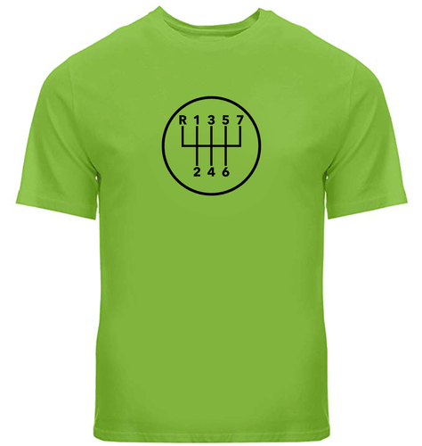 Manual Transmission Shift Pattern 7 Speed Stick Shirts Unisex Mens Tee T-Shirt - Picture 28 of 34
