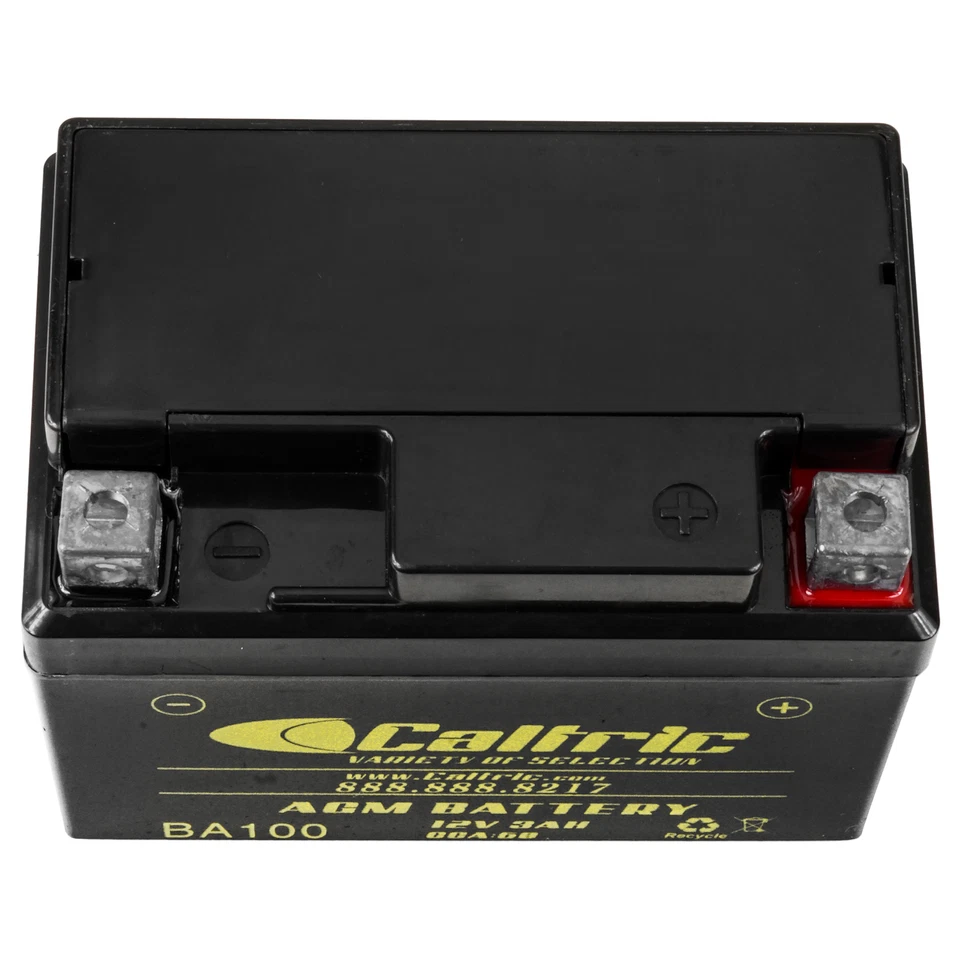 Batería Caltric AGM para Yamaha Zuma 50 CW50 1989 1990 / Zuma II CW50 1997-2001 Foto 4 de 4
