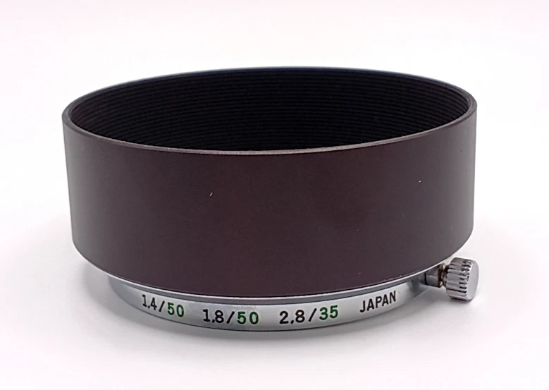 🎦👀✨Casi sin usar✨ Parasol metálico Olympus OM 50/1,4 50/1,8 35/2,8 de JAPÓN Foto 2 de 4