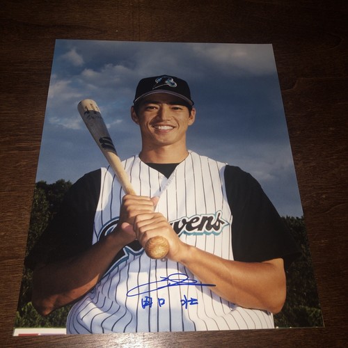 SO TAGUCHI Ravens Double A SIGNED AUTOGRAPHED 8x10 Photo Only One Look - Picture 2 of 3