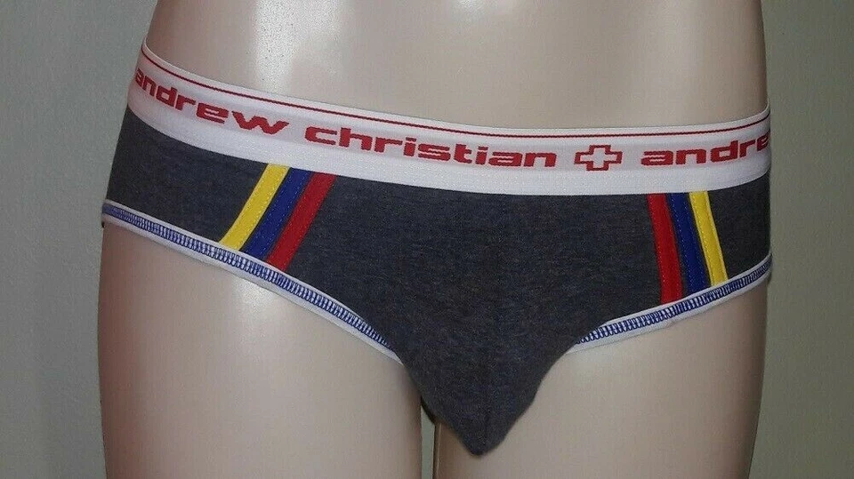 Ropa interior de diseñador para hombre Calzoncillo 2 por $17.99, M 28-32, L 30-34, 95% algodón Foto 3 de 4