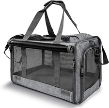 Pet Carrier for Large and Medium Cats, Soft-Sided Pet Carrier for Big Medium Cat