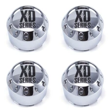 4 NEW XD Series 464K106 905K106 Chrome Wheel Center Caps 5 / 6 Lug XD779 XD795