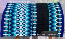 Western Horse Saddle Pad Blanket 100% New-Zealand Wool - Custom Your own Design