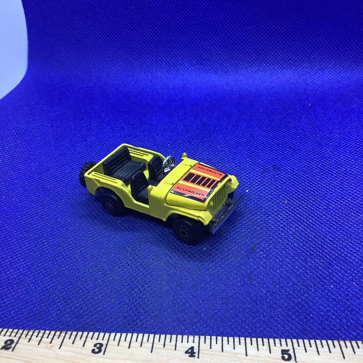 VINTAGE ZEE TOYS ZYLMEX JEEP BUSH WHACKER #P350 IN YELLOW No