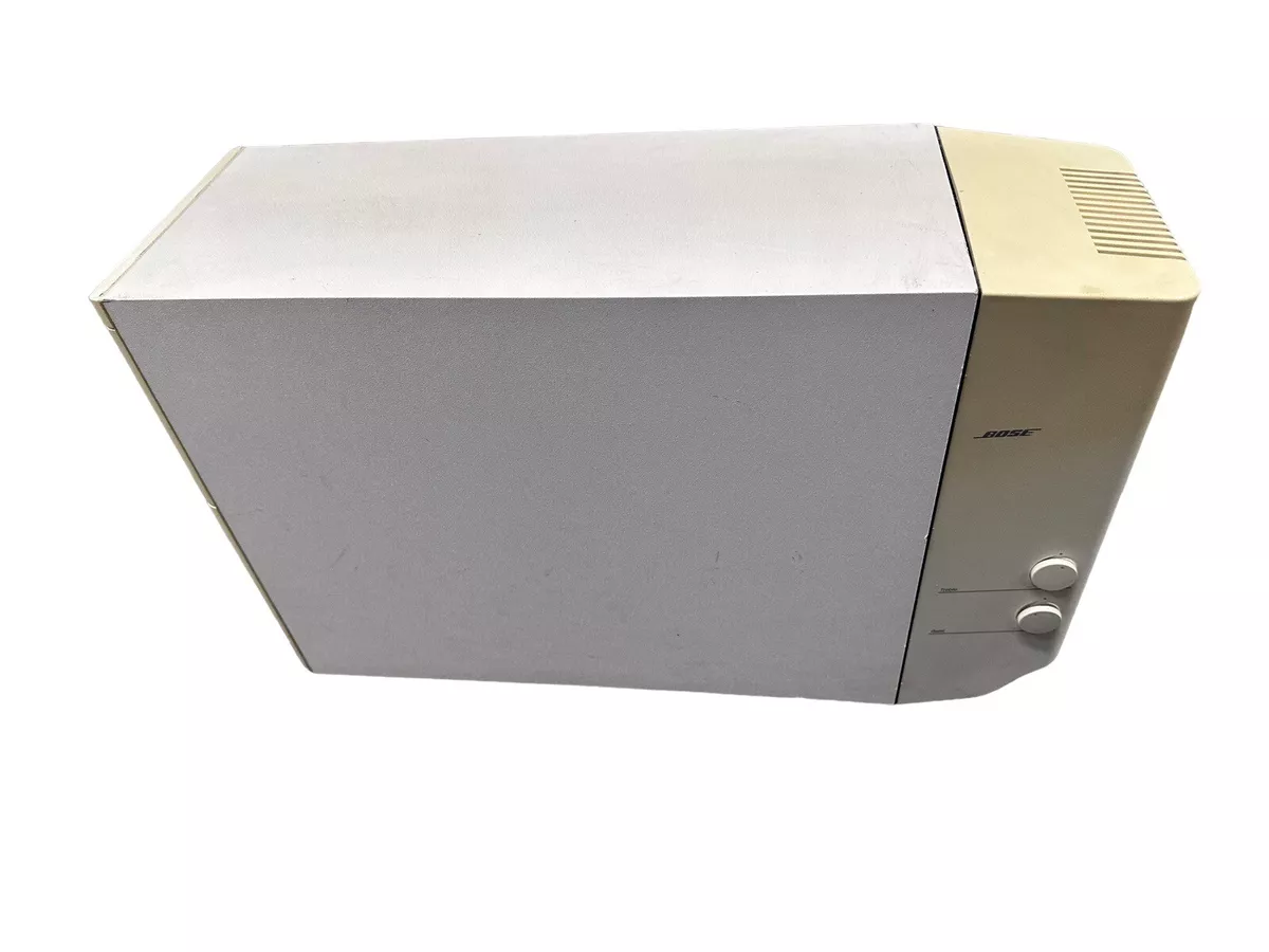 Vintage Bose Powered Acoustimass 9 Speaker System White 120v