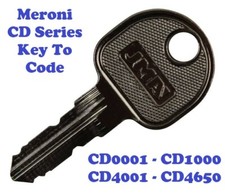 Meroni CD Key Series Key Cut TO Code CD0001 to CD1000 & CD4001 TO CD 4650