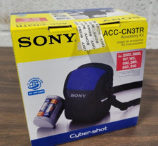 NEW ACC-CN3TR SONY DIGITAL CAMERA ACCESSORY KIT Cybershot Soft Carry Case