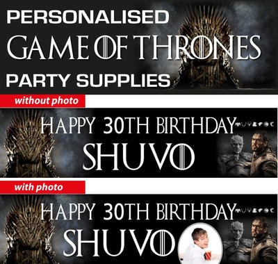 Game Of Thrones Birthday Party Banner Decorations Ebay