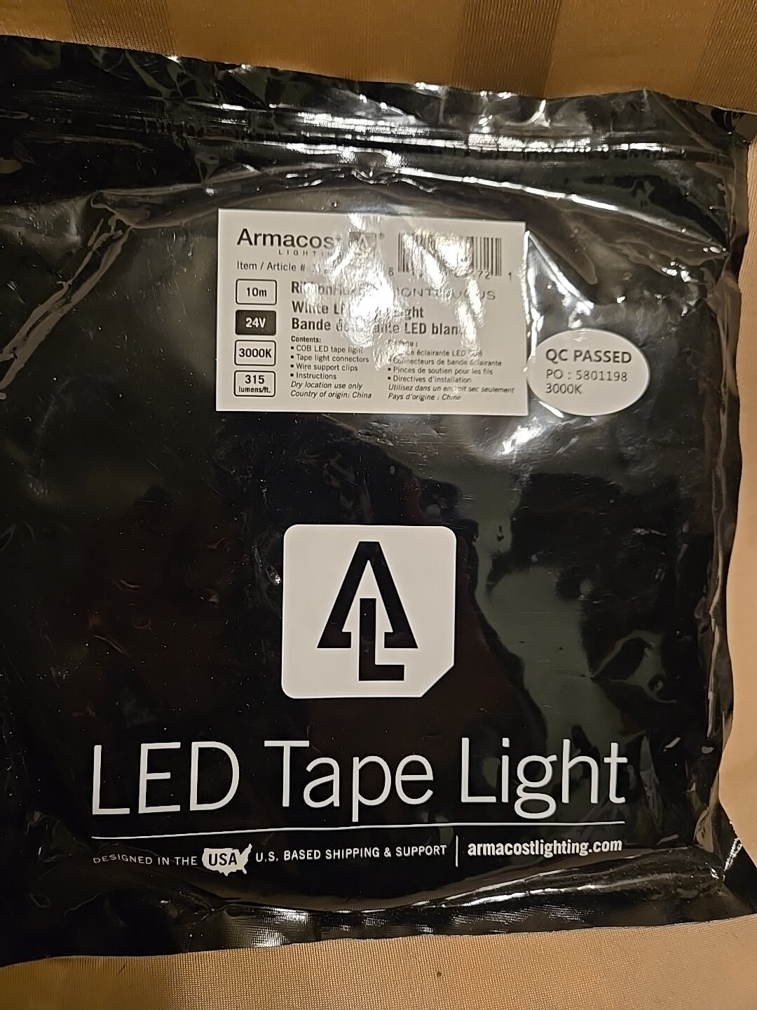 NEW RibbonFlex Pro 32.8 ft. (10M) 24-Volt LED Tape Light White 315 Lumens