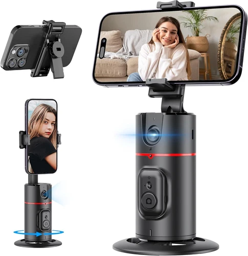 360° Handy Selfie Stick Stativ mit AI Auto Face Tracking Smart Gestensteuerung - Bild 15 von 15