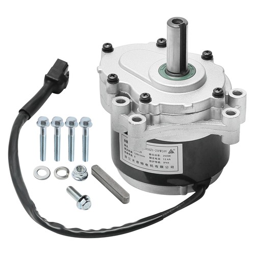 Motor para silla de ruedas 250 W 24 V motor de engranaje cepillado de CC 120 RPM para bicicleta scooter de movilidad - Imagen 4 de 10