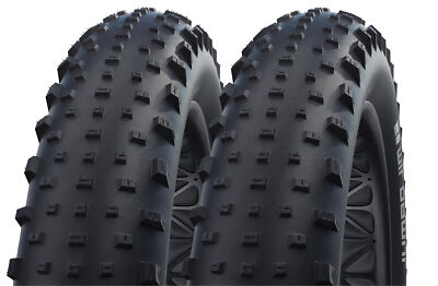 2x Schwalbe Jumbo Jim 100-559 Addix Compound Tube Type Faltreifen 26x4.00