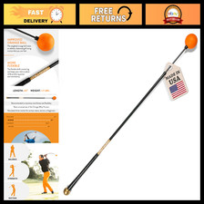 Golf Swing Trainer Aid - Improve Rhythm, Flexibility, Balance Tempo - USA Made