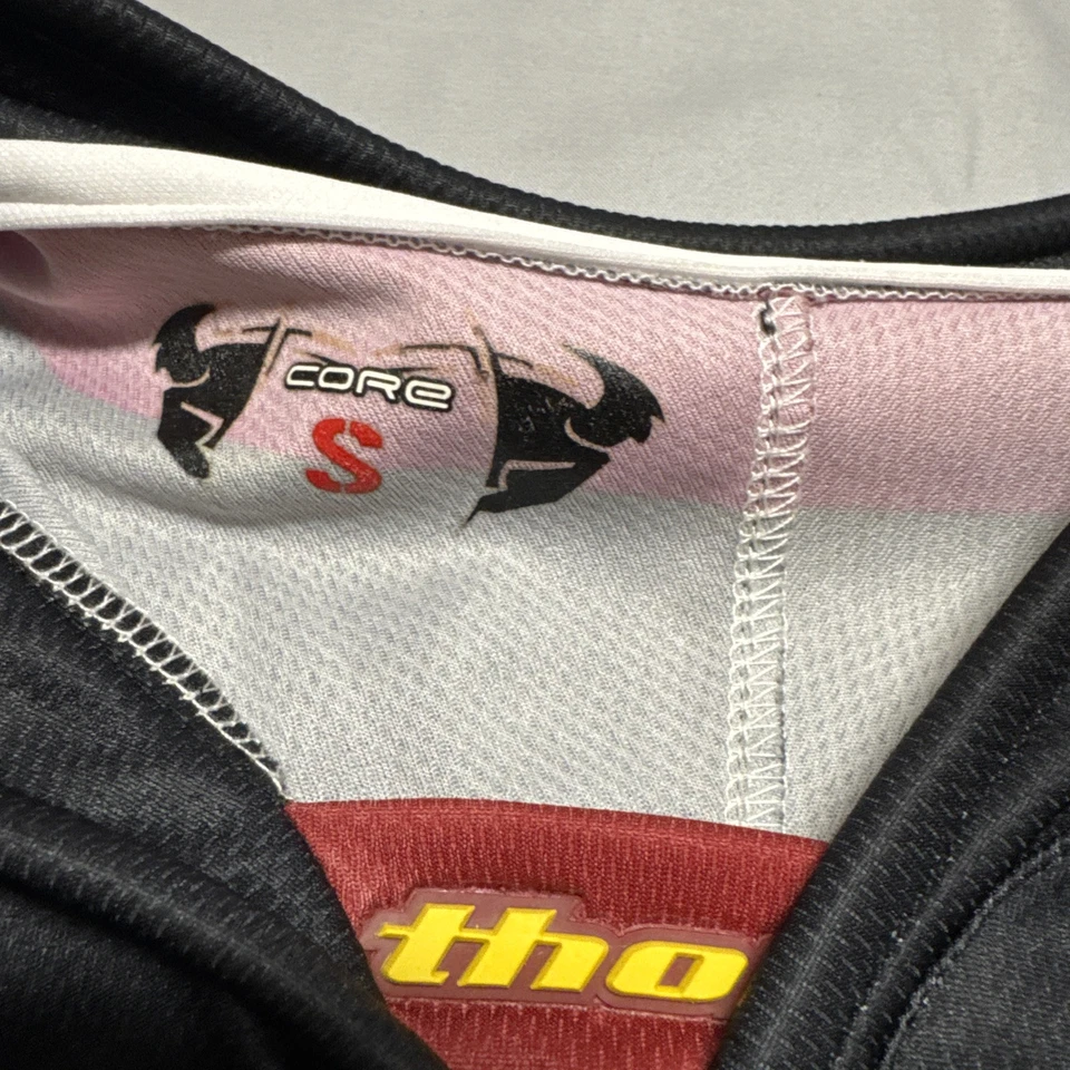 Pastrana 199 Motocross Thor Core Jersey Small Long Sleeve Brown/Gold - Image 4 of 4