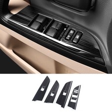 For Toyota Land Cruiser 2008-2021 Black Titanium Door Window Lifting Panel Trim For Toyota Land Cruiser 2008-2021 Black Titanium Door Window Lifting Panel Trim