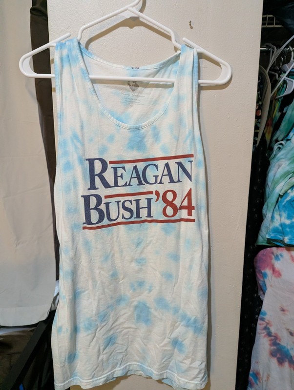 Reagan Bush 84 Presidential Campaign T-Shirt Adult XL