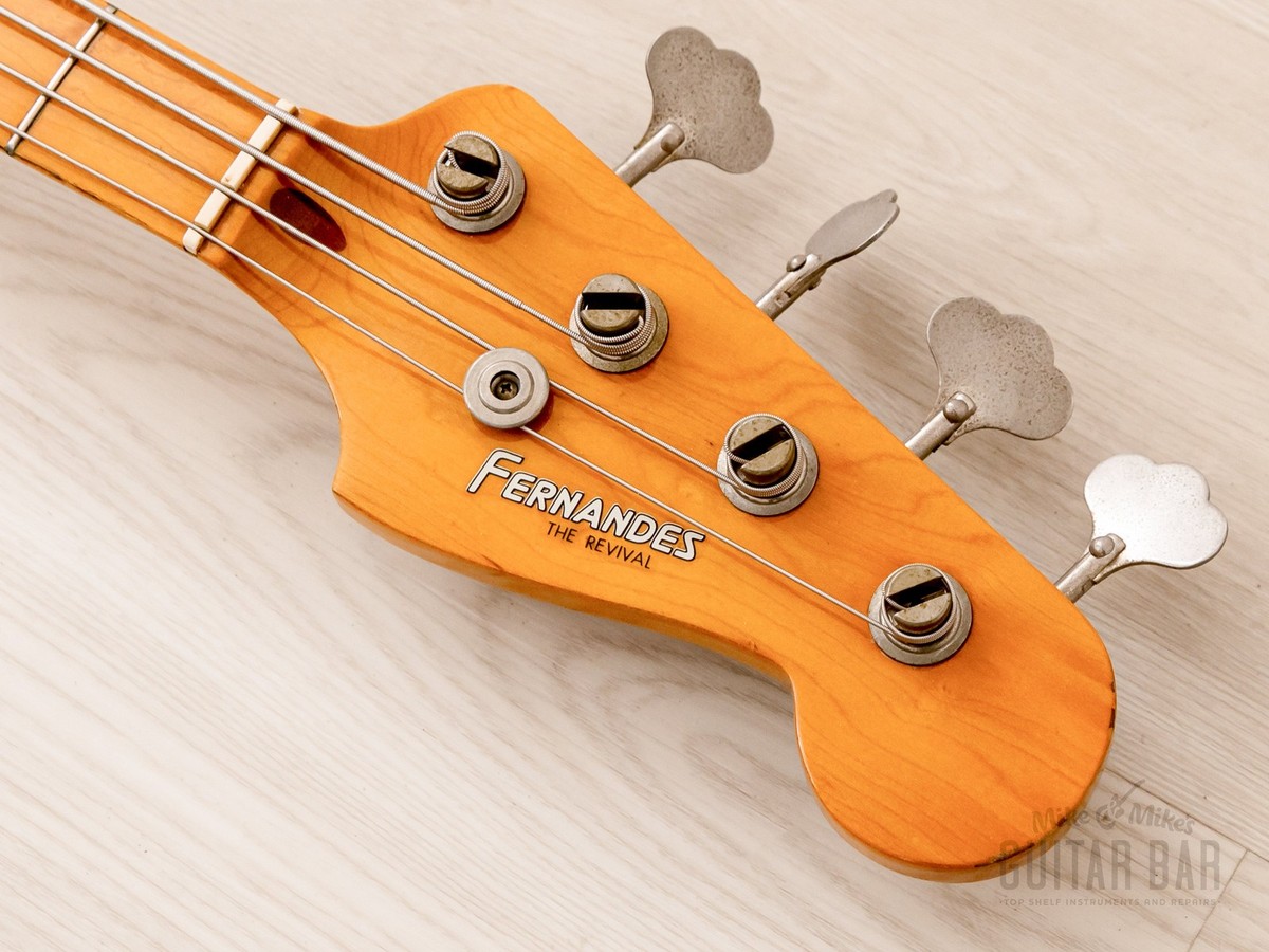 1981 Fernandes The Revival RPB-50 P Bass 1950s-Spec Sunburst