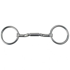 Myler MB 36 Loose Ring Snaffle Bit - 6 Inch - Copper Inlay - Dressage Legal
