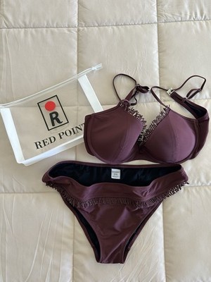 RED POINT Bikini Beachwear burgundy color Size XL/46