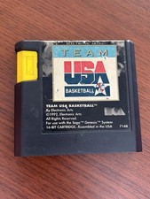 Team USA Basketball Sega Genesis Video Game Cartridge Only Tested Cleaned Works