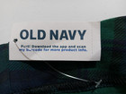 Old Navy dark green plaid leggings M casual pants NWT — photo 5