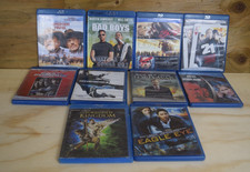 Lot of 10 Blu Ray HD Disc Used Action Comedy Crime Thriller Movies Collection