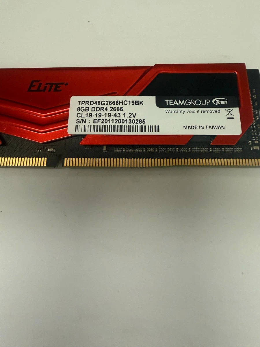 Team Group PC4-21300 (DDR4-2666) Bus Speed Computer RAM 8 GB