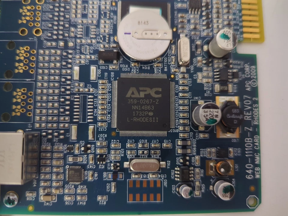 AP SCHNEIDER SMART SLOT AP9630 NETWORK MANAGEMENT CARD - Image 4 of 4