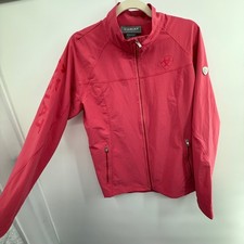 AriatTEK Women's XL Softshell Jacket Pink Coral Equestrian Riding Windproof