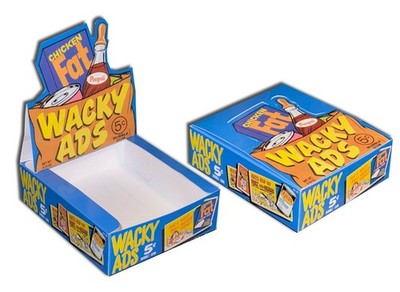WACKY ADS (1969 5¢)  Gum Card DISPLAY BOX (BOX ONLY!)