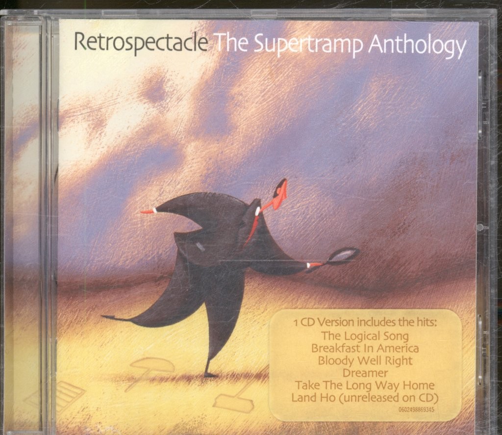 Supertramp Retrospectacle (The Supertramp Anthology) CD Europe A&m CD. Has info